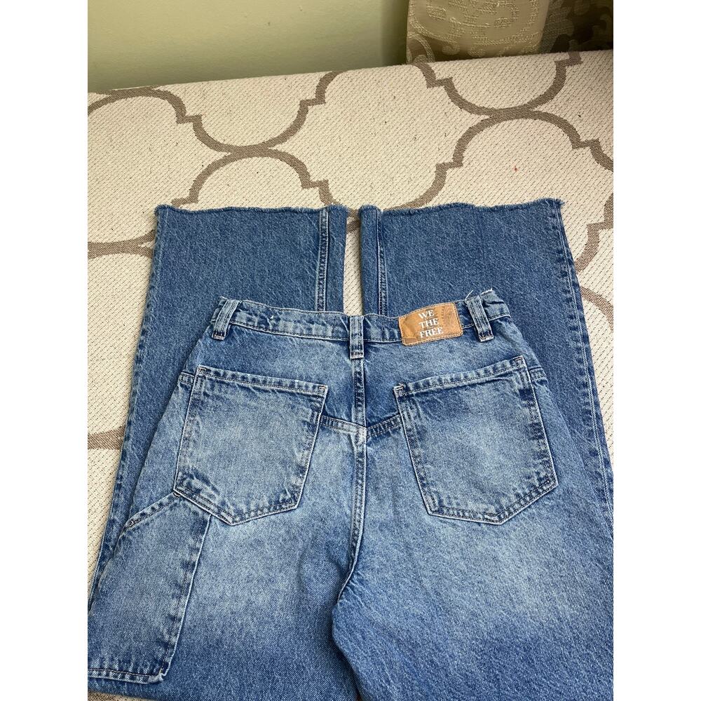 We The Free Tinsley Baggy High Rise Wide Leg Jeans Size 26 Raw Hem,
OB1588873 - Picture 9 of 15